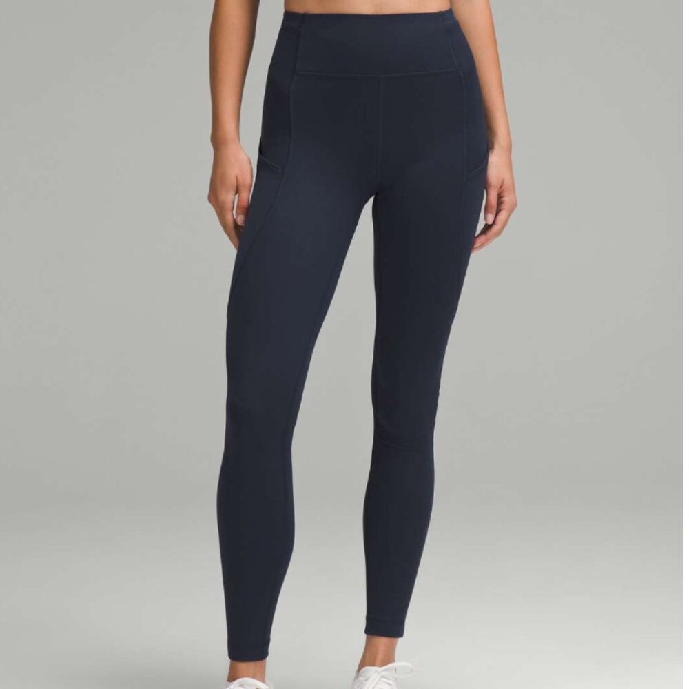 Lululemon Swift Speed High Rise Tight 28" size 6 True Navy